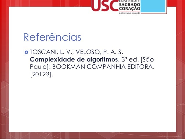 Complexidade De Algoritmos Toscani Pdf